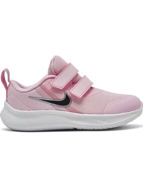 Nike Star Runner 3 Pink White Toddler Girl Sneakers 6C Athletic Sporty Active
